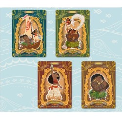 Disney Cardfun Vaiana  Boite 10 Boosters De 4 Cartes