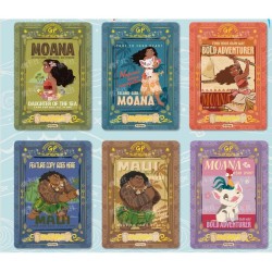 Disney Cardfun Vaiana  Boite 10 Boosters De 4 Cartes