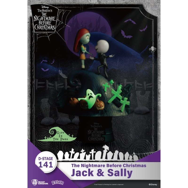 Jack et Sally diorama