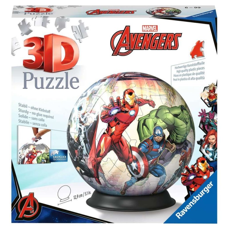 Puzzle 3D Marvel globe