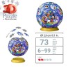 Puzzle 3D Disney globe