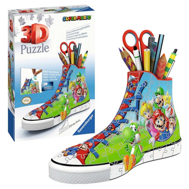 Puzzle 3D Chaussure Super Mario