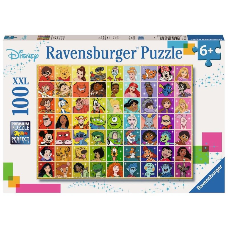 Puzzle 100 pièces "La palette de couleur"