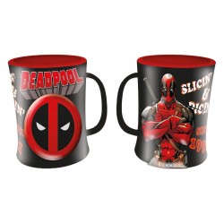 Mug relief 2D Deadpool 400ml